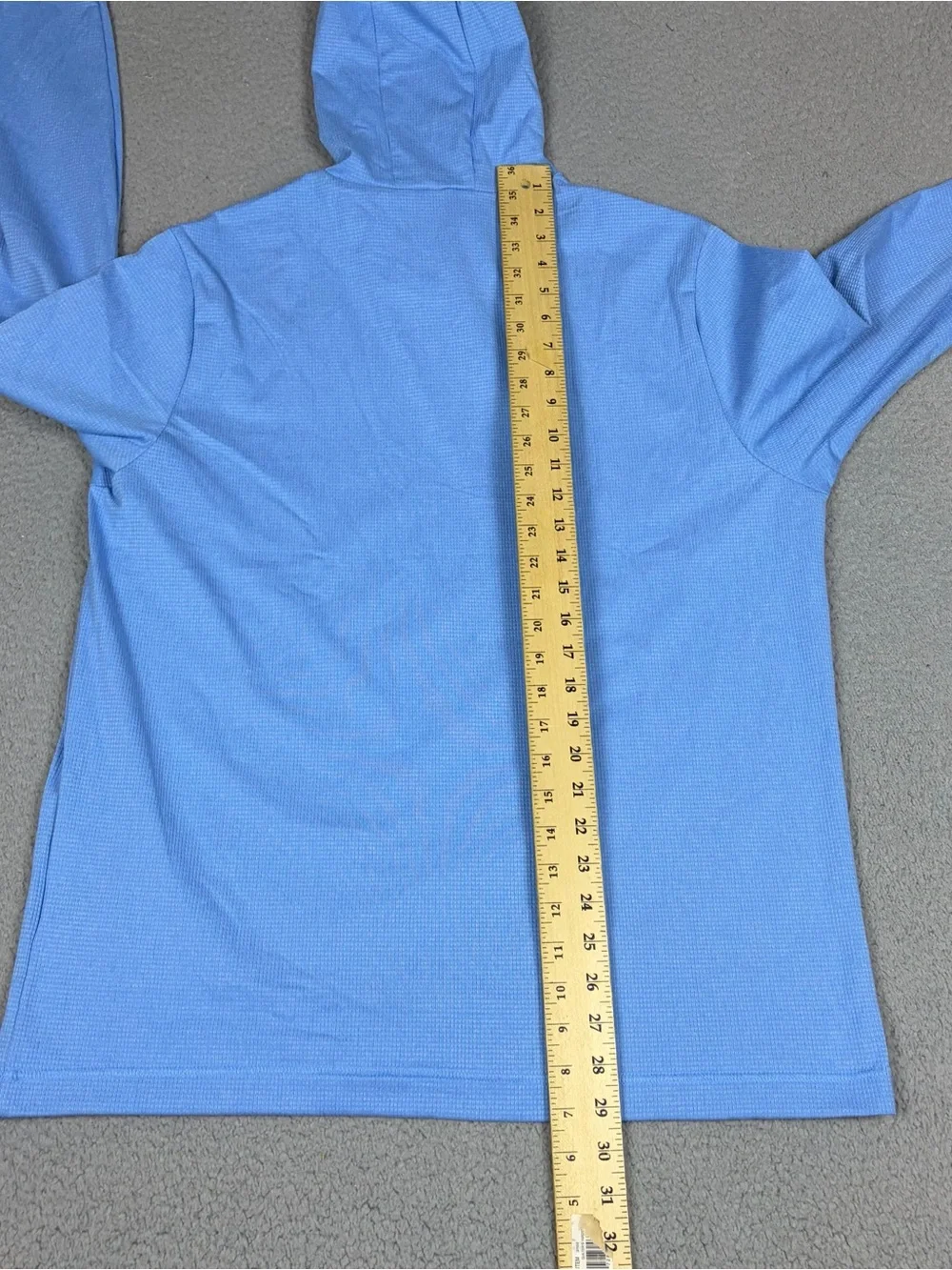 Adidas Performance Hoodie Men L Sky Blue Lightweight Hooded Pullover PGA Georgia